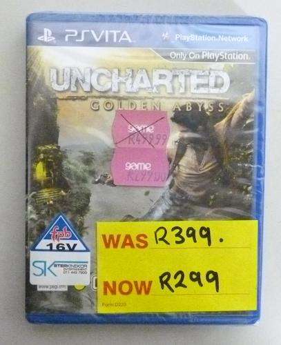 UNCHARTED GOLDEN ABYSS PSVITA