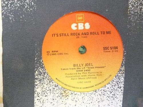 BILLY JOEL 7 SINGLE THROUGH THE LONG NIGHT/IT,S STILL ROCK AND ROLL TO ME