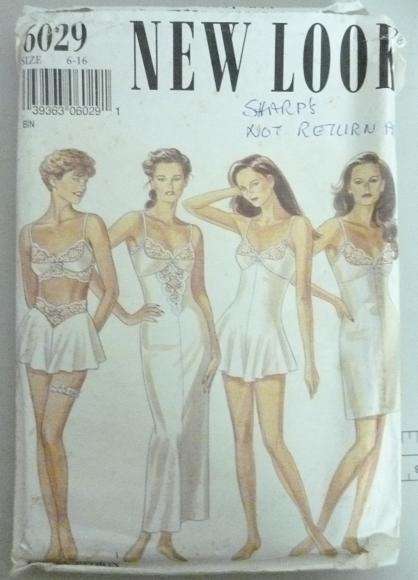 NEW LOOK PATTERN 6029 SIZE 6-16