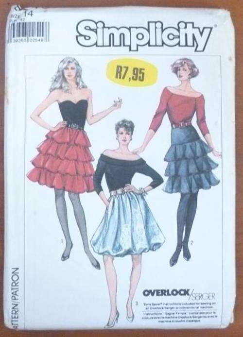 SIMPLICITY PATTERN 8246 SIZE 14 UNUSED