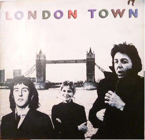 LONDON TOWN/WINGS -- VINYL LP WITH LYRICS AND POSTER