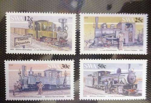S.W.A. NARROW GAUGE RAILWAY LOCOMOTIVES MNH THEMATIC TRAINS