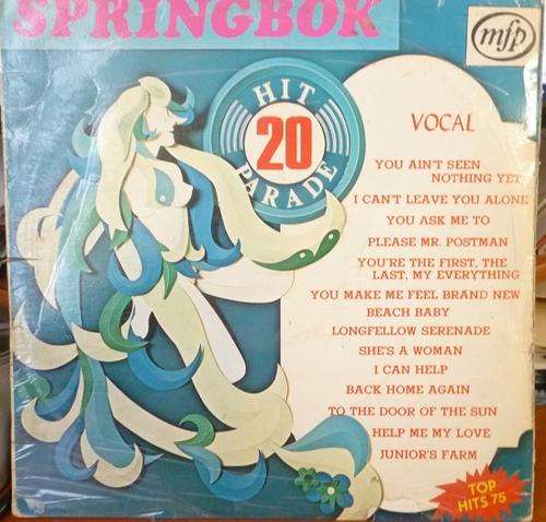 SPRINGBOK HIT PARADE 20 -- VINYL LP