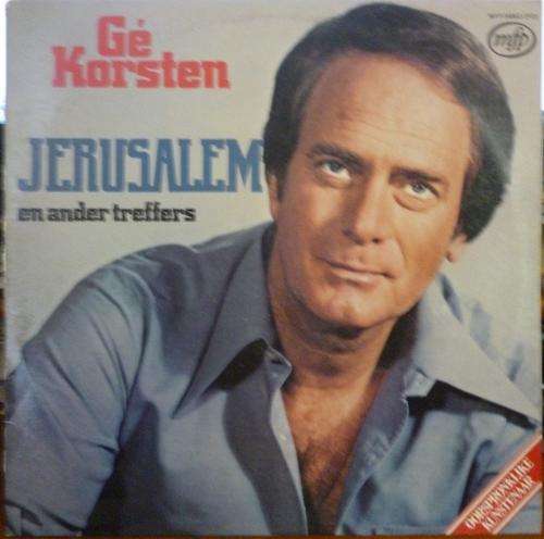 GE KORSTEN -- JERUSALEM EN ANDER TREFFERS -- VINYL LP
