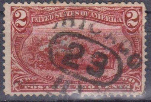 U.S.A. 1898 Trans-Mississippi Exposition Issue USED HINGE REM SEE SCAN FOR CONDITOIN