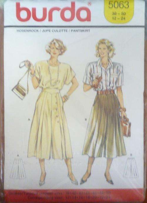 BURDA PATTERN 5063 SIZE 12-24 SEALED