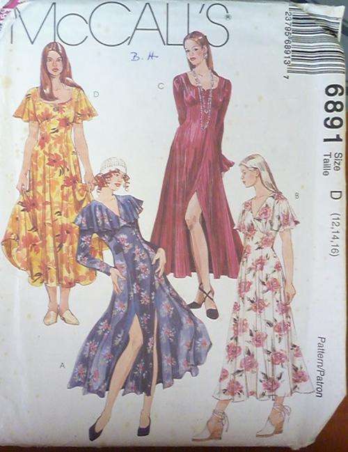 McCALLS PATTERN 6891 SIZE 12-16