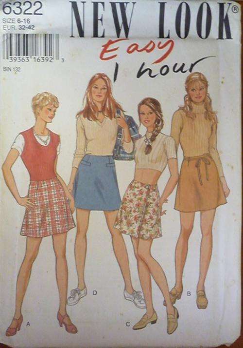 NEW LOOK PATTERN 6322 SIZE 6-16