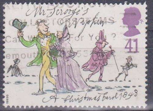 1993 Christmas Stamps - "A Christmas Carol" by Charles Dickens UNH