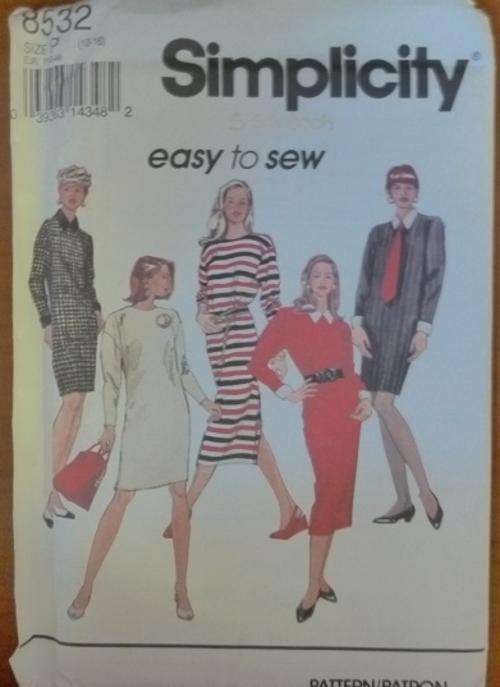 SIMPLICITY PATTERN 8532 SIZE 12-16
