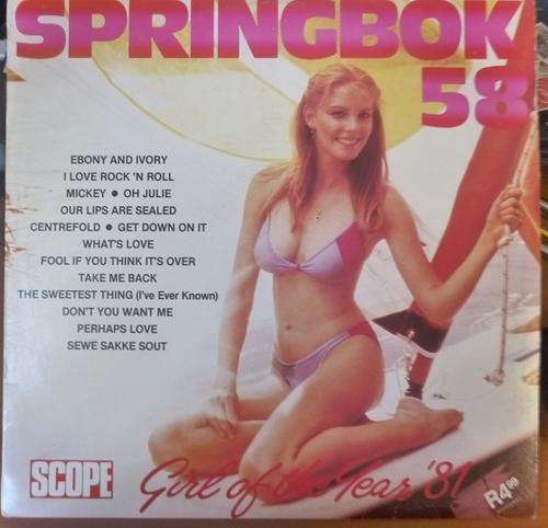 SPRINGBOK HIT PARADE 58 -- VINYL LP