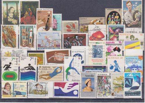 AUSTRALIA ASSORTED MINT AND USED ON STOCK CARDS.