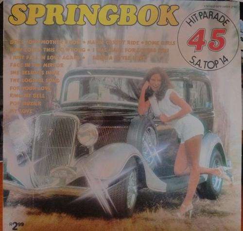 SPRINGBOK HIT PARADE 45 -- VINYL LP