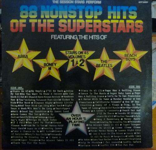 88 NON STOP HITS OF THE SUPERSTARS -- VINYL LP
