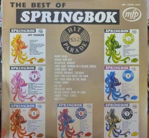 THE BEST OF SPRINGBOK HIT PARADE 71-72 -- VINYL LP