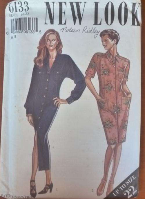 NEW LOOK PATTERN 6133 SIZE 10-22 PLUS SIZE