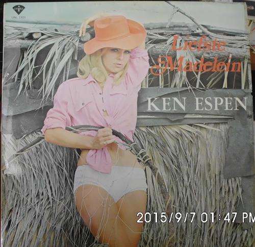KEN ASPEN -- LIEFSTE MADELEIN -- VINYL LP