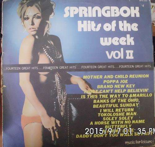 SPRINGBOK HITS OF THE WEEK VOL.2 -- VINYL LP