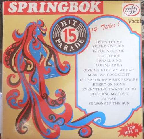 SPRINGBOK HIT PARADE 15 -- VINYL LP