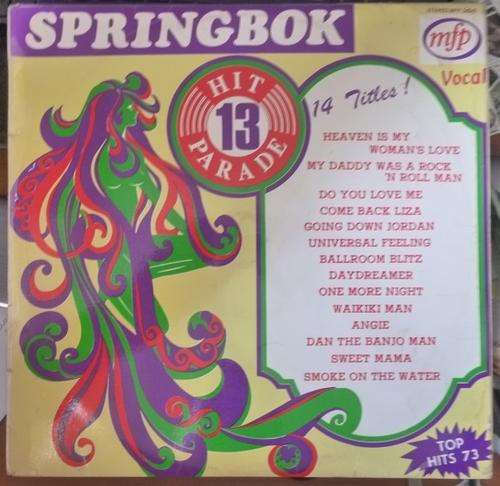 SPRINGBOK HIT PARADE 13 -- VINYL LP