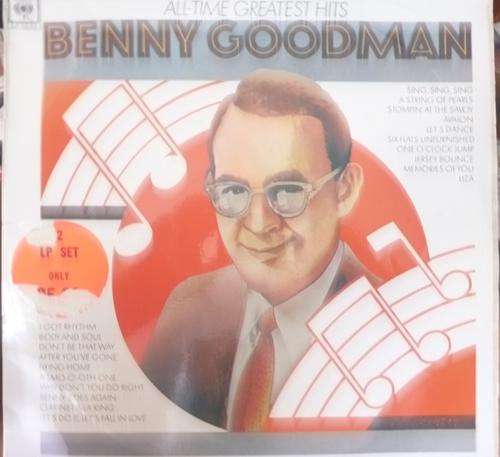 BENNY GOODMAN -- ALL TIME GREATEST HITS -- DOUBLE VINYL LP