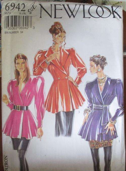 NEW LOOK PATTERN 6942 SIZE 8-18