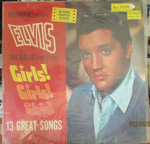 ELVIS -- GIRLS GIRLS GIRLS SOUNDTRACK -- VINYL LP