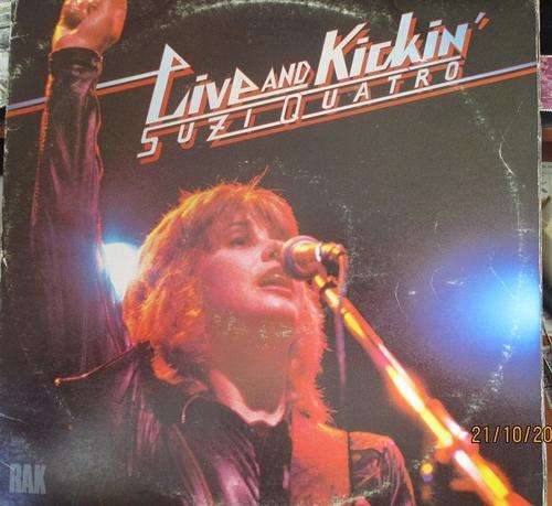 SUZI QUATRO -- LIVE AND KICKIN'  -- DOUBLE VINYL LP