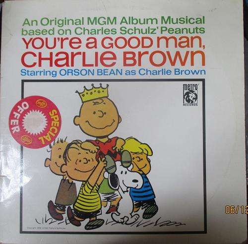 YOU'RE A GOOD MAN CHARLIE BROWN -- VINYL LP