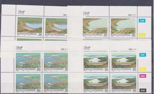BOPHUTHATSWANA CONTROL SET 1988 WATER CONSERVATION SACC210-213