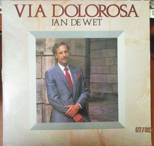 JAN DE WET -- VIA DOLOROSA -- VINYL LP