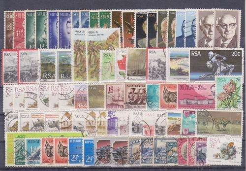 SOUTH AFRICA DUPLICATES PACKED ON STOCK CARD
