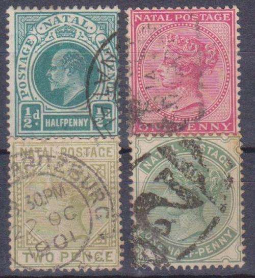 NATAL GROUP OF 4 STAMPS