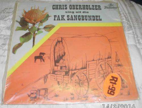 Chris Oberholzer Sing Uit Die F.A.K. Sangbundel Vinyl/LP