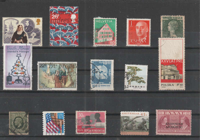 WORLD SELECTION BID PER STAMP TO TAKE ALL CARD EXCLUDED