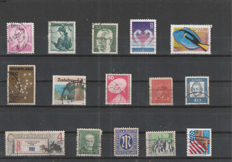 WORLD SELECTION BID PER STAMP TO TAKE ALL CARD EXCLUDED