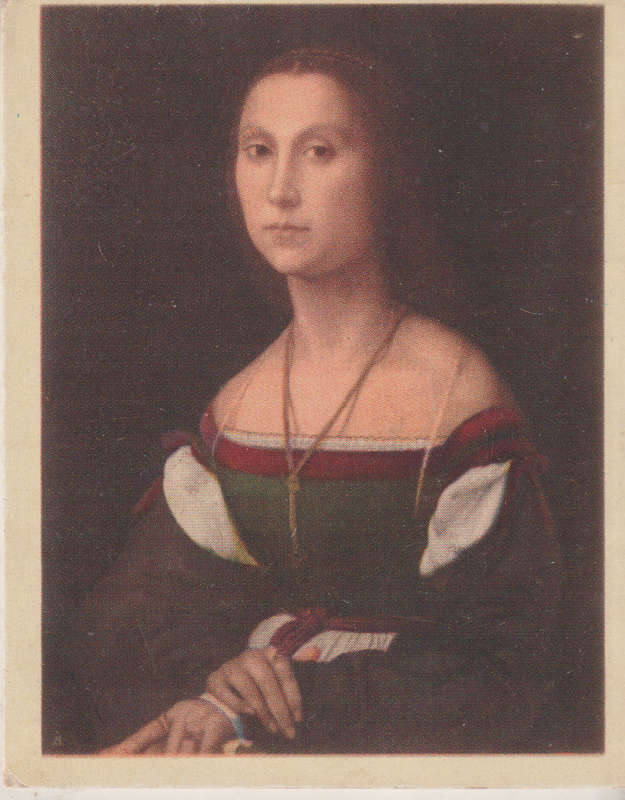 CIGARETTE CARD FAMOUS WORKS OF ART NO 13
