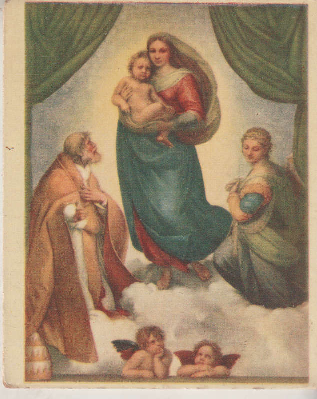 CIGARETTE CARD FAMOUS WORKS OF ART NO 14