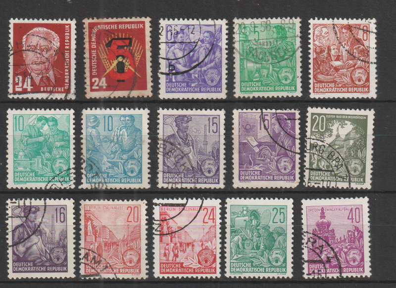 DDR SELECTION BID PER STAMP TO TAKE ALL CARD EXCLUDED