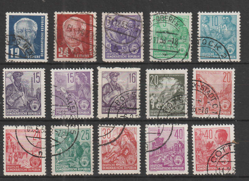 DDR SELECTION BID PER STAMP TO TAKE ALL CARD EXCLUDED