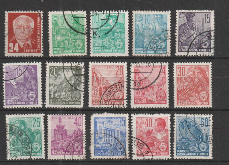 DDR SELECTION BID PER STAMP TO TAKE ALL CARD EXCLUDED