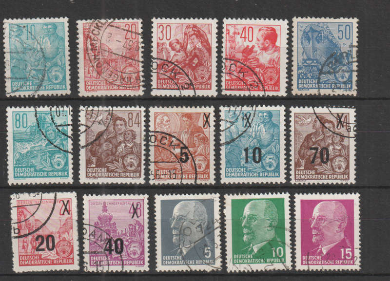 DDR SELECTION BID PER STAMP TO TAKE ALL CARD EXCLUDED