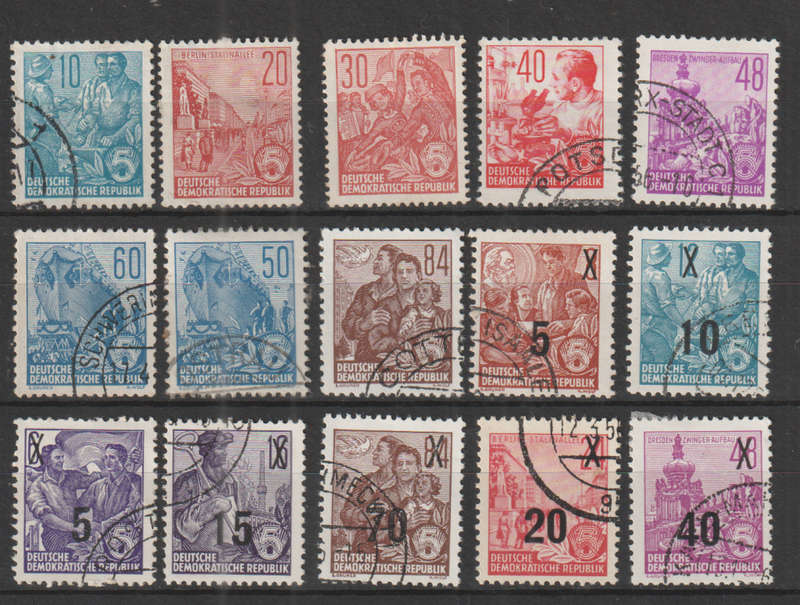 DDR SELECTION BID PER STAMP TO TAKE ALL CARD EXCLUDED