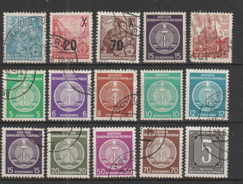 DDR SELECTION BID PER STAMP TO TAKE ALL CARD EXCLUDED