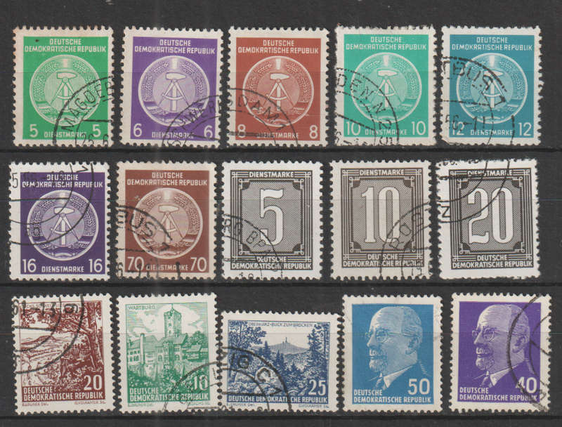 DDR SELECTION BID PER STAMP TO TAKE ALL CARD EXCLUDED