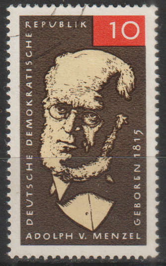 DDR 1965 The 150th Anniversary of the Birth of Adolph von Menzel ULH SG E871