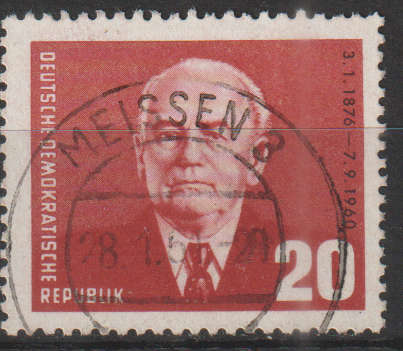 DDR   1961 The 85th Anniversary of the Birth of Wilhelm Pieck ULH SG E539