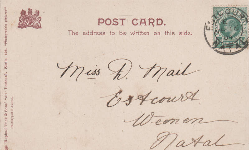 USED POST CARD 1904