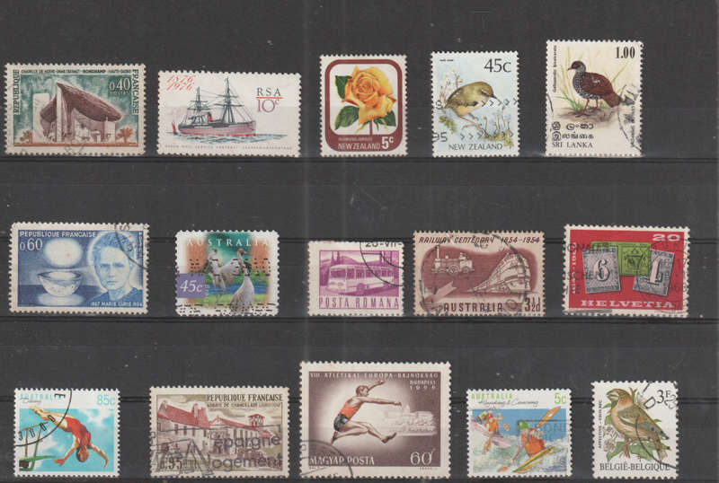 WORLD SELECTION BID PER STAMP TO TAKE ALL CARD EXCLUDED