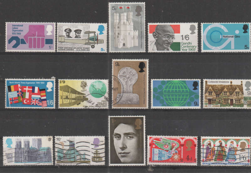 GB SELECTION BID PER STAMP TO TAKE ALL CARD EXCLUDED